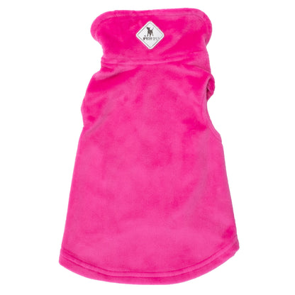 Brighton Cozy Pullover Dog Tank Top – Polyester, Royal, Pink & Red, Sizes XS–XXL