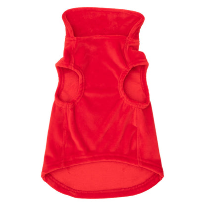 Brighton Cozy Pullover Dog Tank Top – Polyester, Royal, Pink & Red, Sizes XS–XXL
