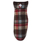 Plaid Dog Jacket, brown/red/blue plaid, product view 3