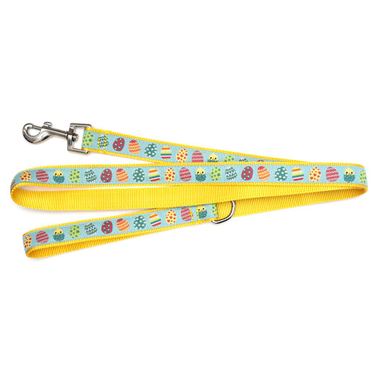 Easter Eggs Dog Leash – Blue, Sizes S, L
