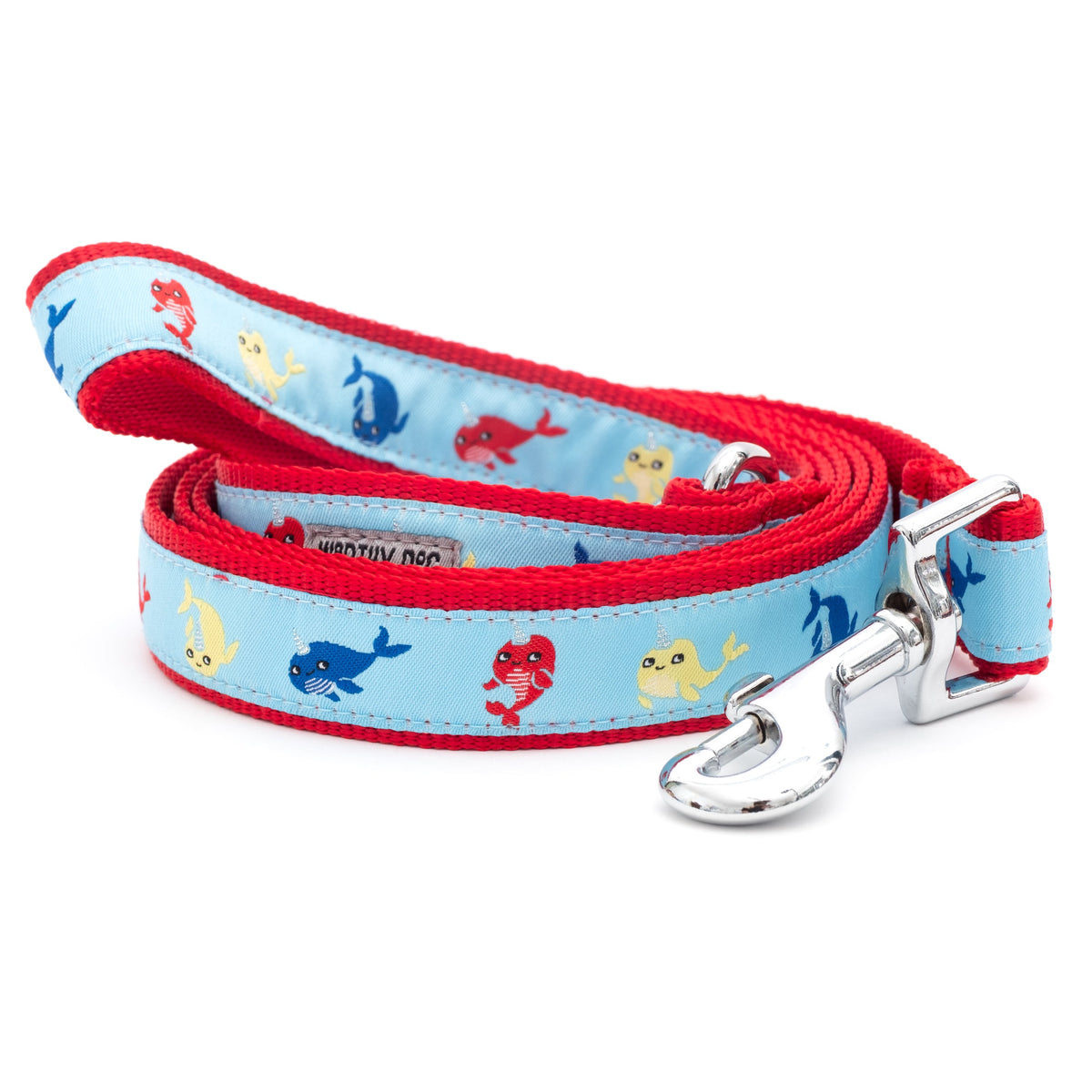 Narwhals Dog Leash – Blue, Sizes S, L