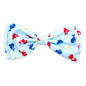 Narwhals Dog Bow Tie – Polyester, Blue, Sizes S, L