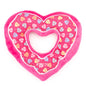 Puppy Love Heart Dog Toy – Black, Sizes S, L