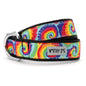 Kaleidoscope Dog Collar – Multicolored & Red/White/Blue, Sizes XS–XL