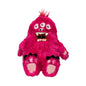 Fabdog Fluffy Monster Dog Toy - Pink, Large
