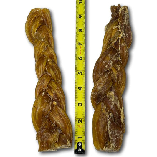 Dog Treat - 9" Braided Paddywack Chew