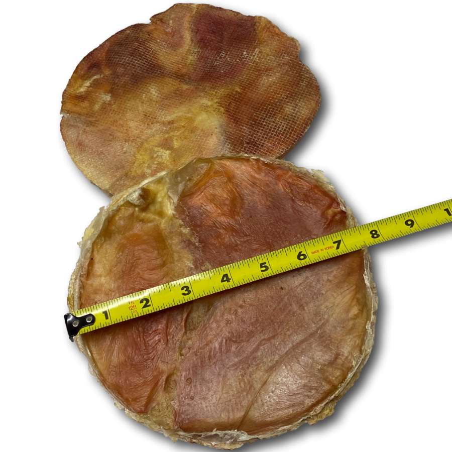 Dog Treat - Beef Bladder Disks 7.5"