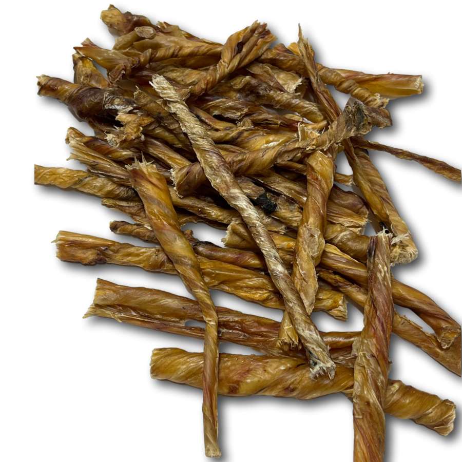 Dog Treat - Beef Bladder Twists - 4oz