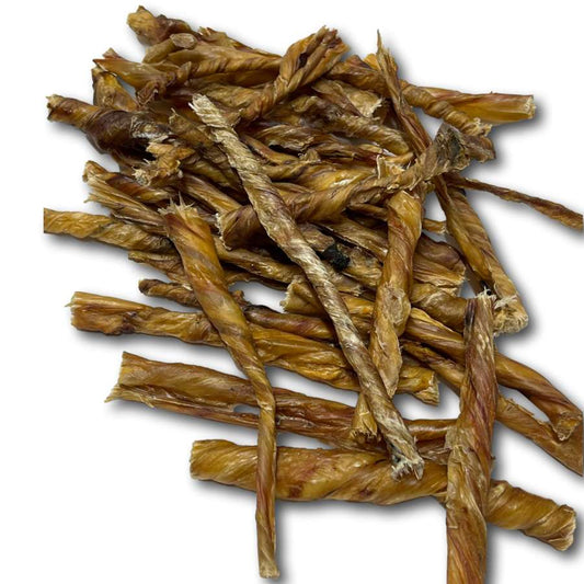 Dog Treat - Beef Bladder Twists - 4oz