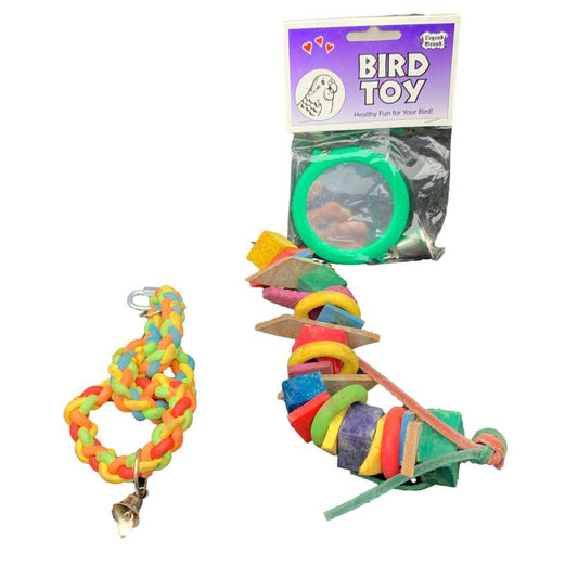 Bird Toys - Bird Toy Fun Assortment - Bird Toys