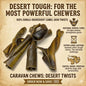 Camel Skin Twists 5 Pack Dog Treat – Novel Protein Camel Skin Chew