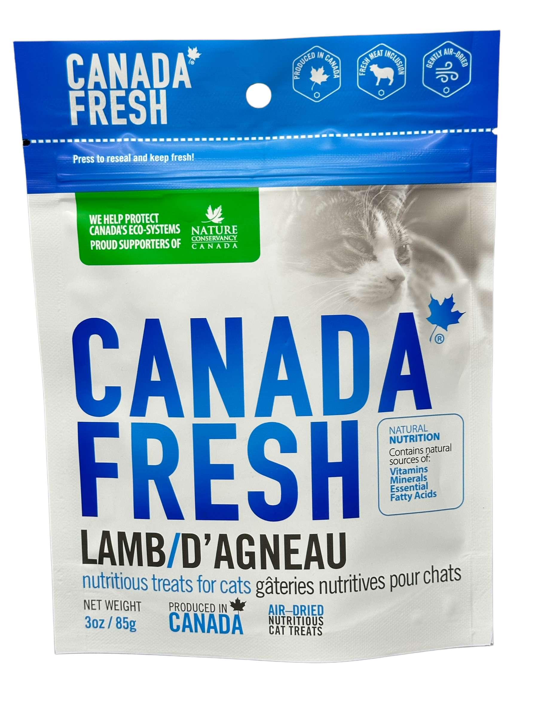 Cat Treats - Canada Fresh Lamb For Cats - Cat Natural Treats