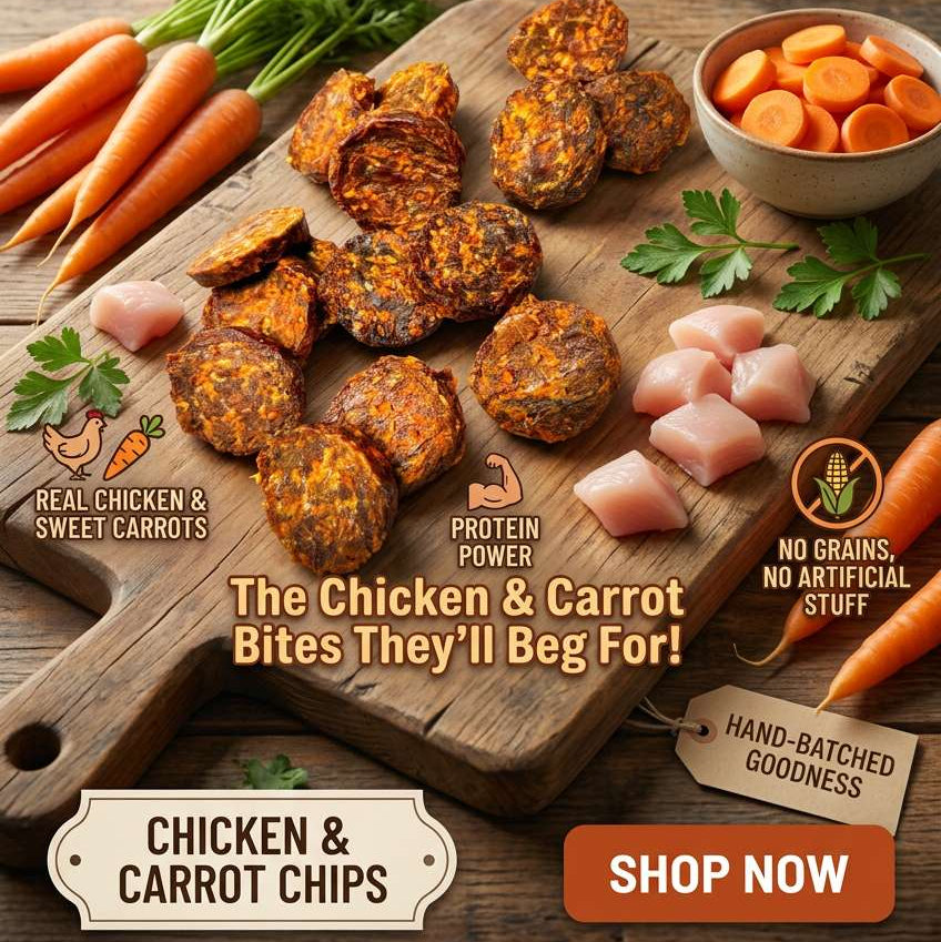Dog Treat - Chicken & Carrot Bites