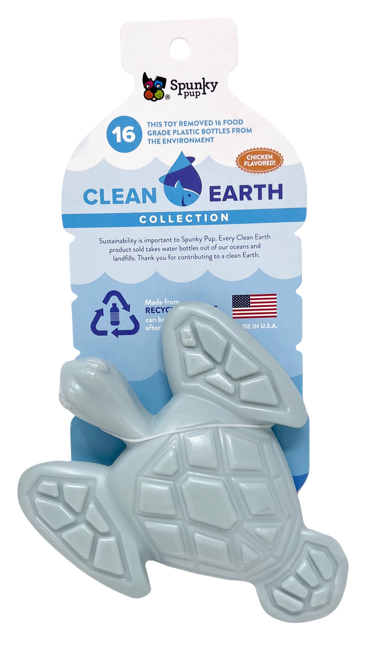 Spunky Pup Clean Earth Recycled Hard Chew Toy – Case Pack