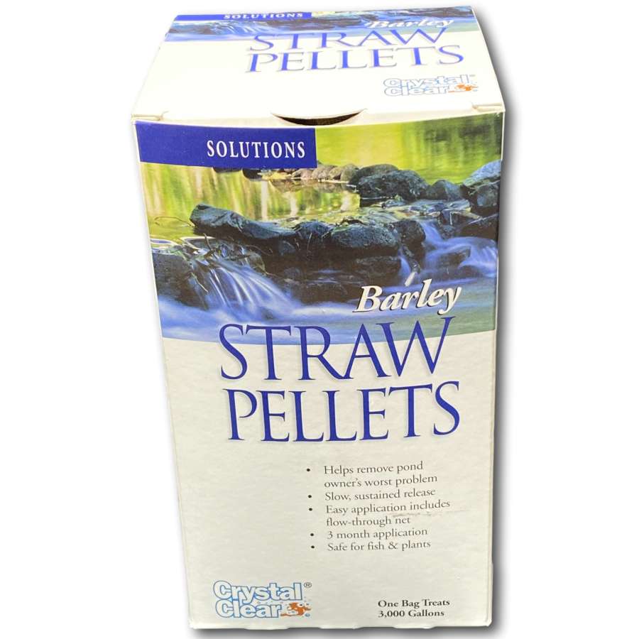 Fish Feeding - Crystal Clear Barley Straw Pellets - Chemicals