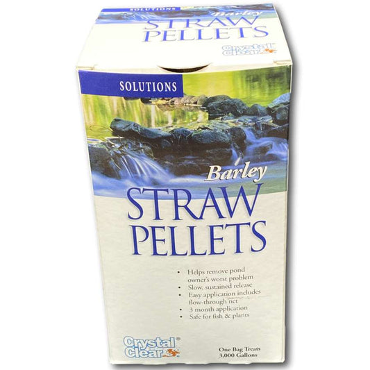Fish Feeding - Crystal Clear Barley Straw Pellets - Chemicals