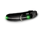 Visiglo Black Collar with LEDs - Dog Safety