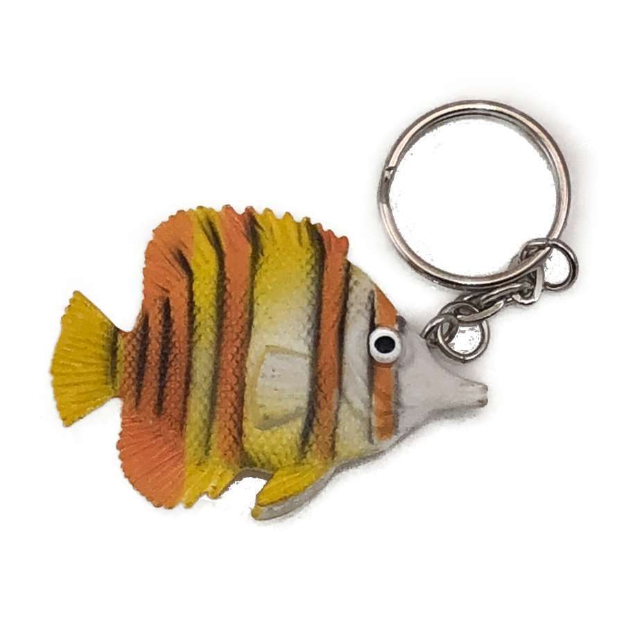 Fish Medications - Keychain - Copperband Butterfly - Hardware Items