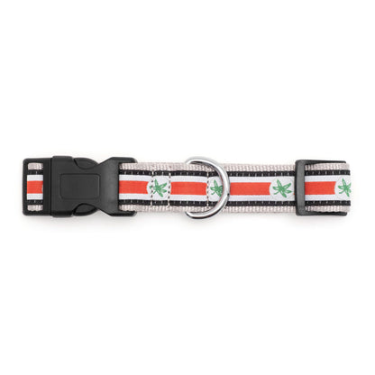 Ohio State Helmet Decal Dog Collar – Multicolored, Sizes S–L