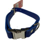 Leather Collar 16" - 20" Blue - Dog Outdoor