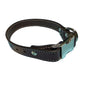 Leather Collar 20" - 22" Black - Dog Outdoor