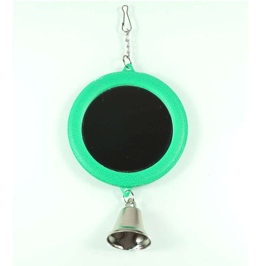 Bird Toys - Mirror with Bell - 10 Pack - Bird Toys