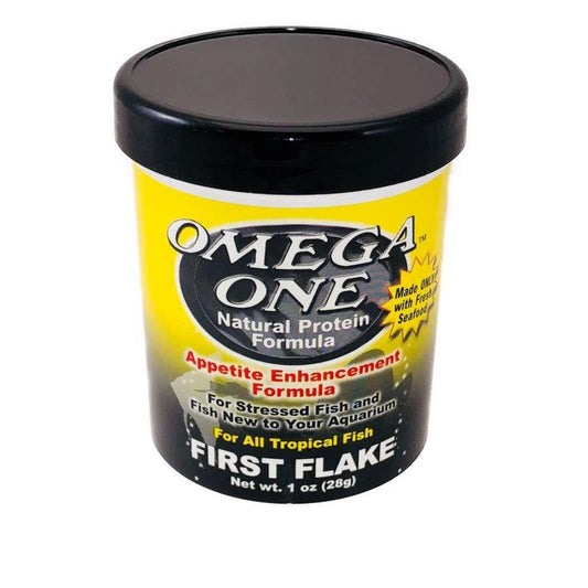 Fish Feeding - Omega One First Flake - 1oz - Fish Feeding Products