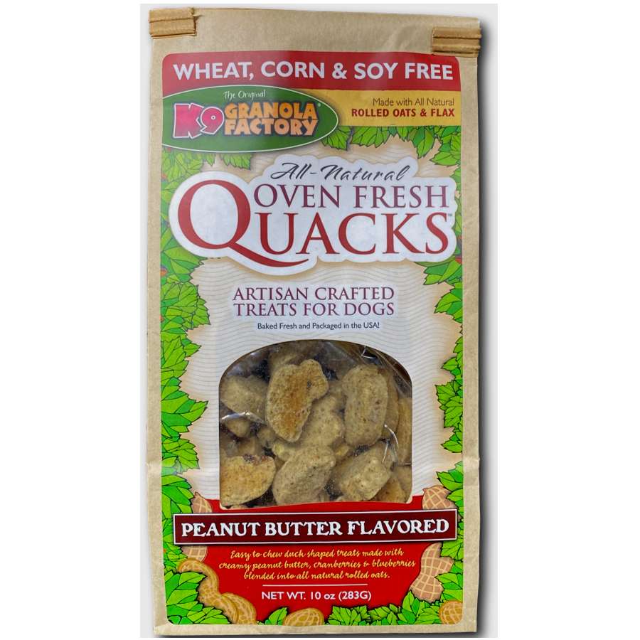 Dog Treat - Peanut Butter Quacks - 10oz