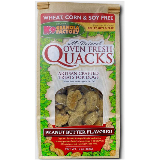 Dog Treat - Peanut Butter Quacks - 10oz