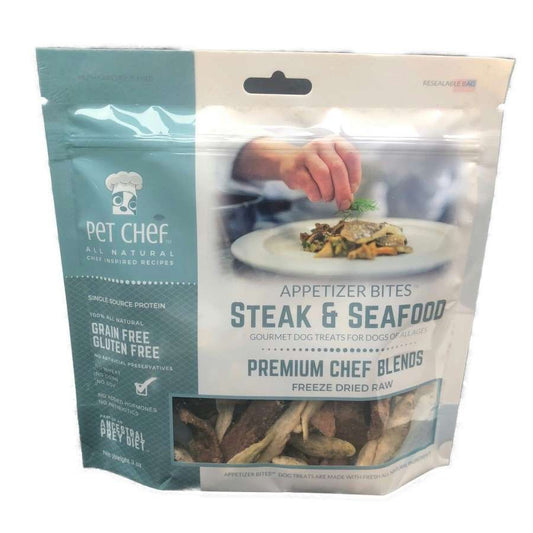 Dog Treat - Pet Chef Steak & Seafood Treats
