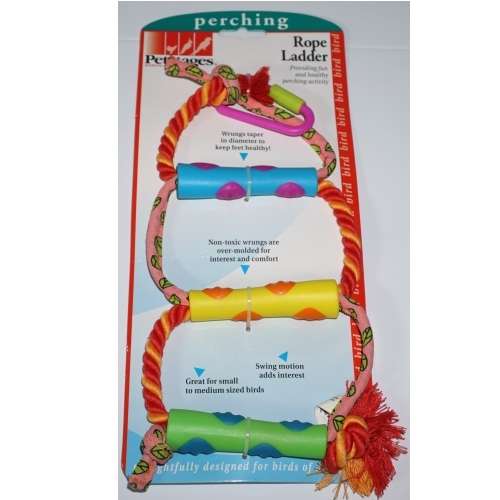 Bird Toys - Petstages Rope Ladder - Bird Toys