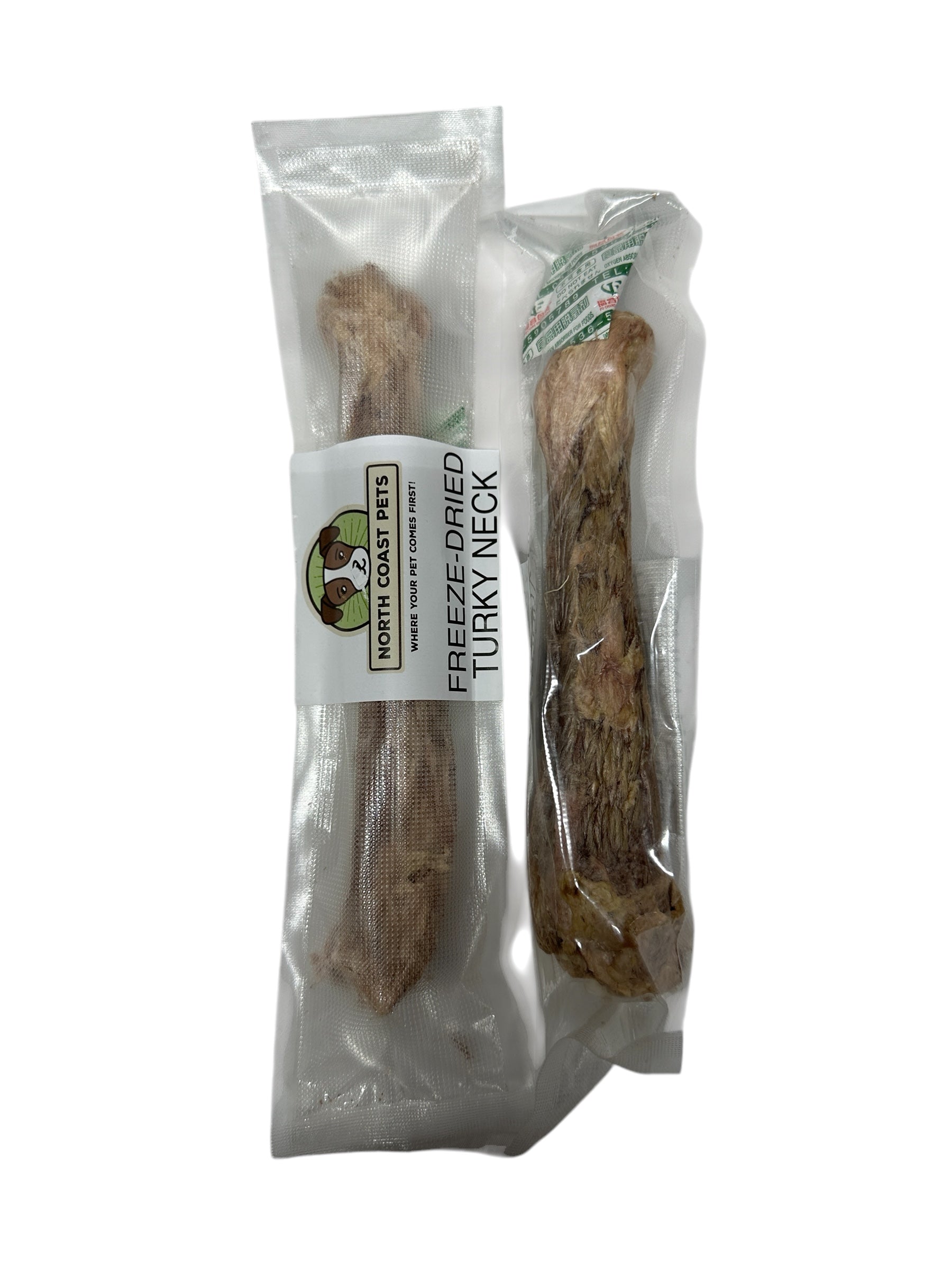Dog Treat - Turkey Necks - Freeze Dried - 2 Pack