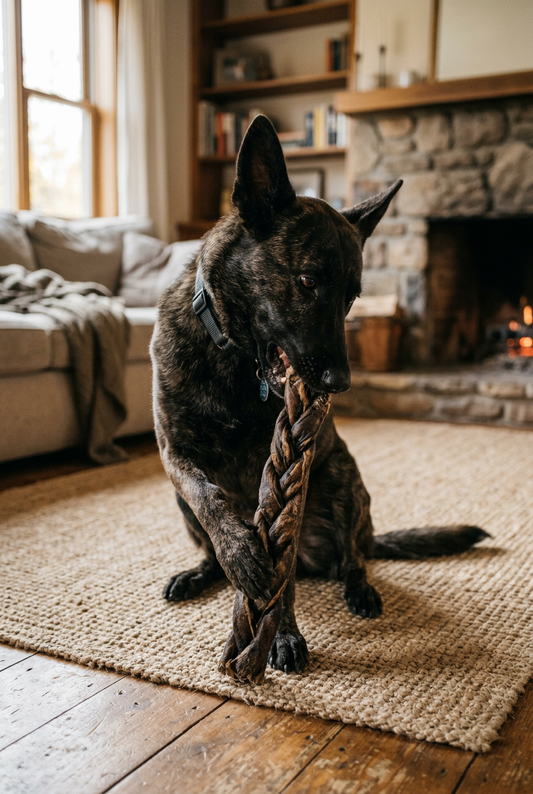 Dog Treat - Camel Braided Chews - 8oz