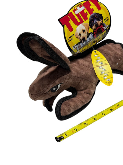 Tuffy Barnyard Rabbit Toy Brown - Dog Toy - Image 2