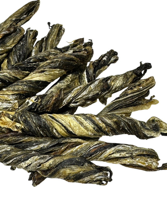 Dog Treat - Cod Skin Twisties - 6oz