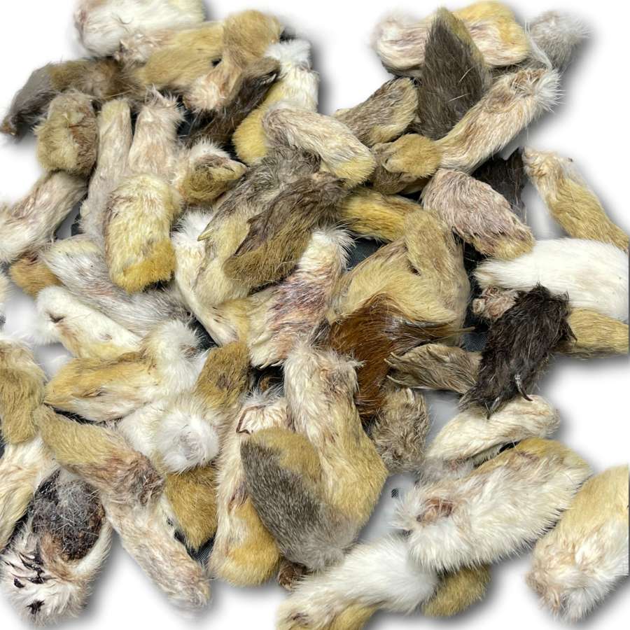 Dog Treat - Rabbit Feet- FRONT ONLY - 1/2lb