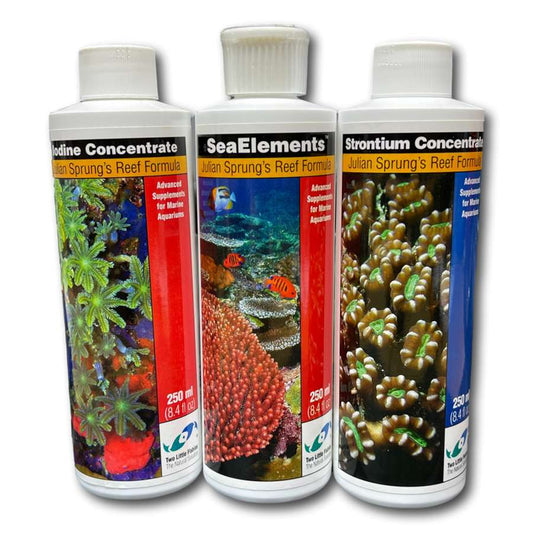 Fish Chemicals - Saltwater Trio - Strontium, Iodine & Trace Elements - Chemicals
