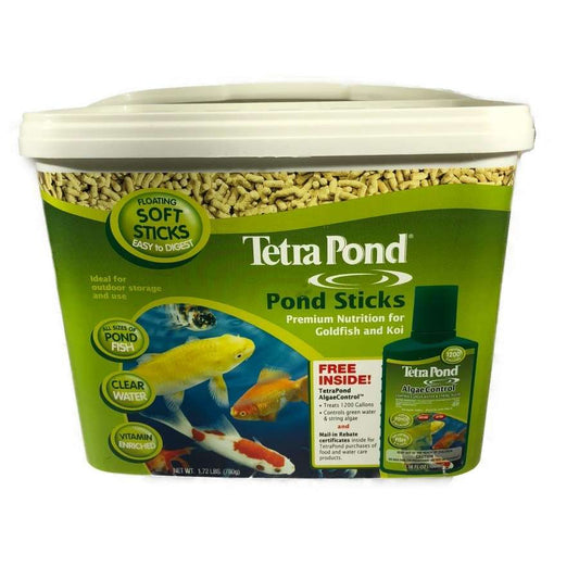 Fish Feeding - TetraPond Pond Sticks - 1.72lb - Fish Feeding Products