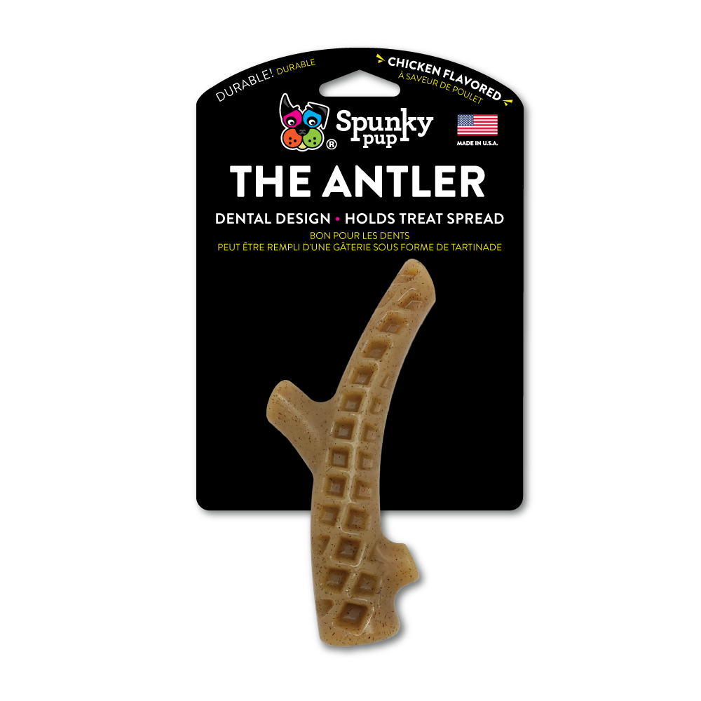 Spunky Pup The Antler Nylon Chew Toy – Case Pack