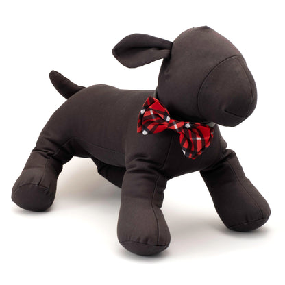 Bias Plaid Dog Bow Tie – Polyester, 5 colours, Sizes S, L