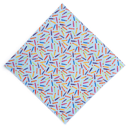 It's My Birthday Dog Bandana – Polyester, Blue & Pink, Sizes S, L