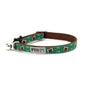 Football Field Cat Collar – Green, Size One Size