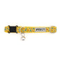 Sunflowers Cat Collar – Blue, Size One Size