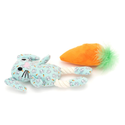 Bunny & Carrot Cat Toy Set Cat Toy – Multicolored, Size One Size