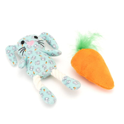 Bunny & Carrot Cat Toy Set Cat Toy – Multicolored, Size One Size