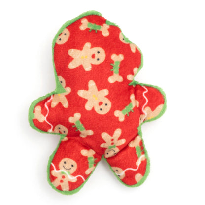 Gingerbread Boy Cat Cat Toy – Red, Size One Size