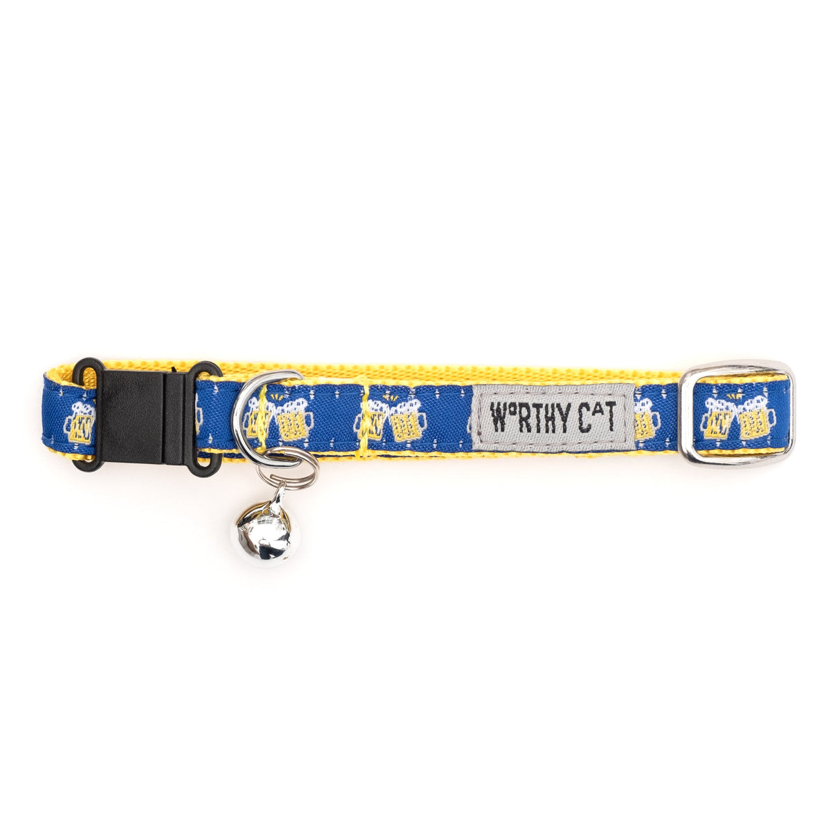 Cheers Cat Collar – Navy, Size One Size