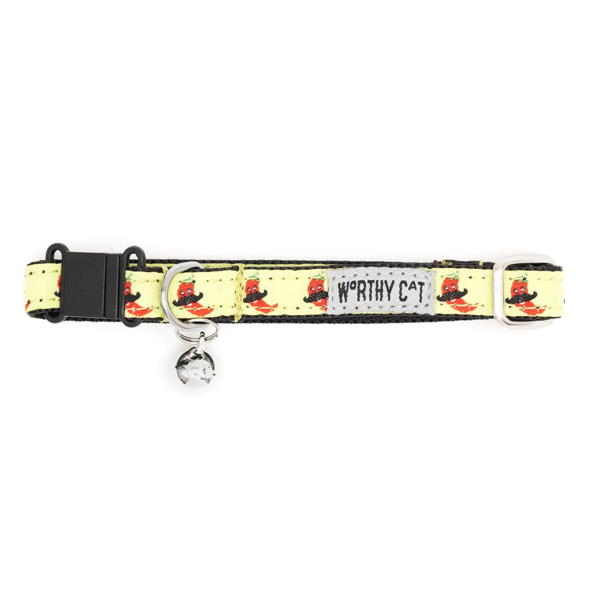 Chili Pepper Cat Collar – Lime, Size One Size