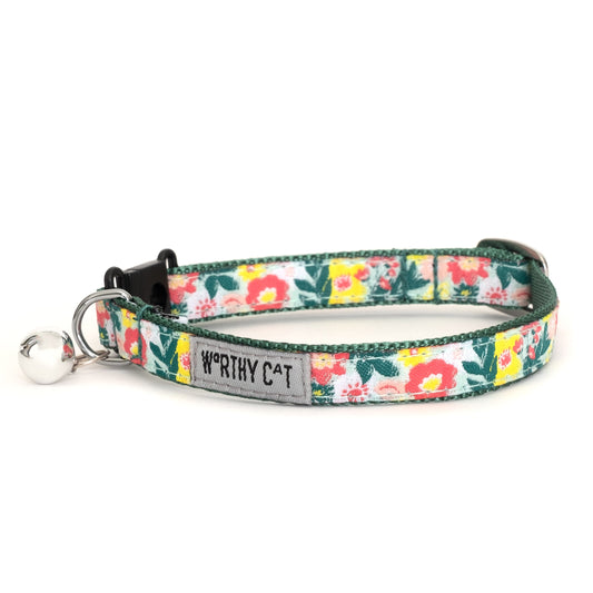Spring Bouquet Cat Collar – Multicolored, Size One Size
