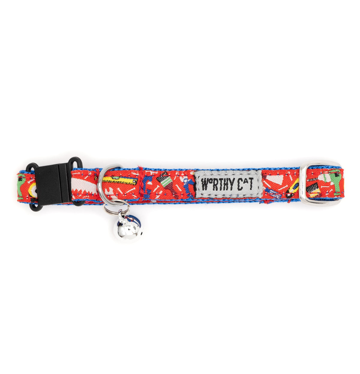 Tools Cat Collar – Red, Size One Size